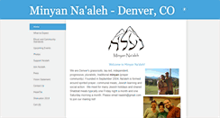 Desktop Screenshot of minyannaaleh.org